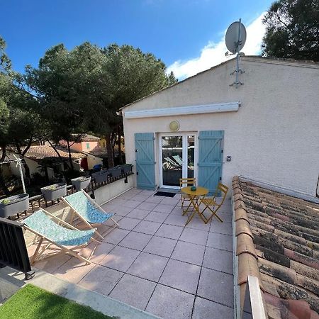 L échappée belle Coquet appt proche du village naturiste , terrasse et parking Agde Esterno foto