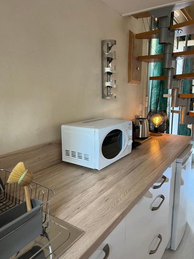 L échappée belle Coquet appt proche du village naturiste , terrasse et parking Agde Esterno foto